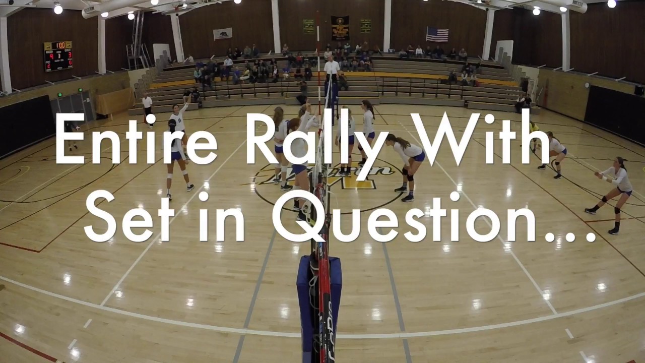 Volleyball Setting Double Because of Spin or Not?