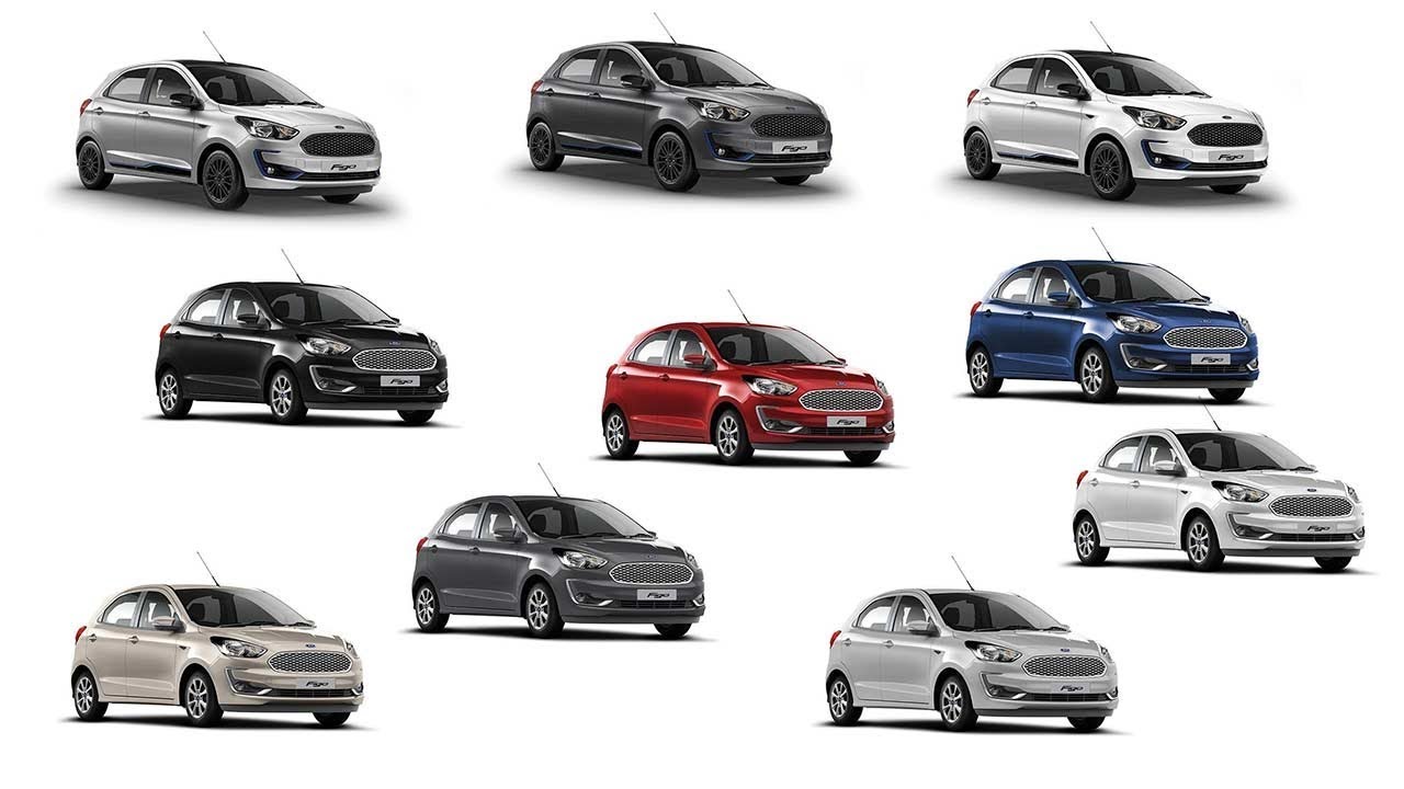 2019 Ford Figo All Colours - Images | AUTOBICS