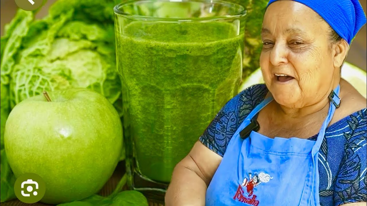 O VERDADEIRO SUCO VERDE COM MENTA E LIMÃO DA VOVÓ LÚCIA 