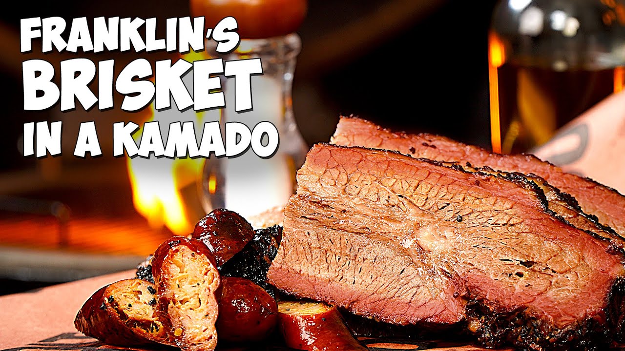 I Made Aaron Franklin's Brisket in a KAMADO GRILL - Louisiana Grill Brisket