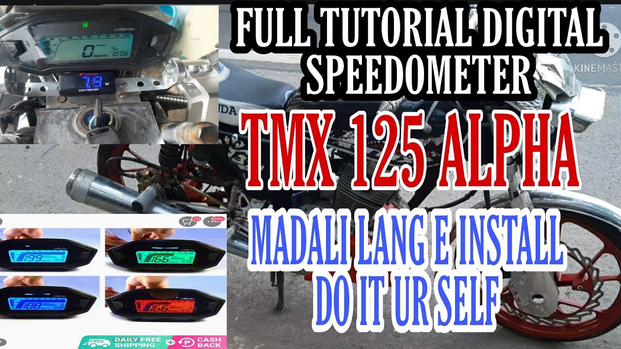 DIY FULL TUTORIAL DIGITAL SPEEDOTER.PAANO MAG KABIT NG DIGITAL SPEEDOMETER