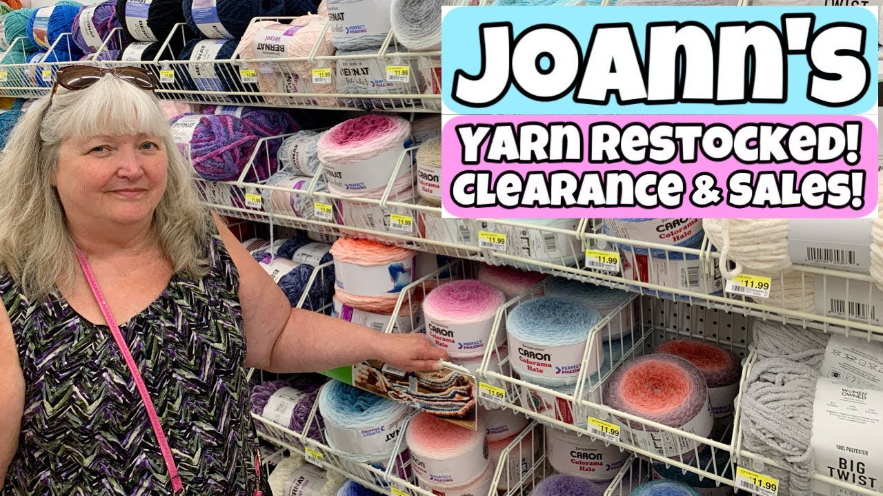 Пополнение запасов пряжи Joann's, распродажа пряжи и другие товары!!! Давайте посмотрим!! #joanns