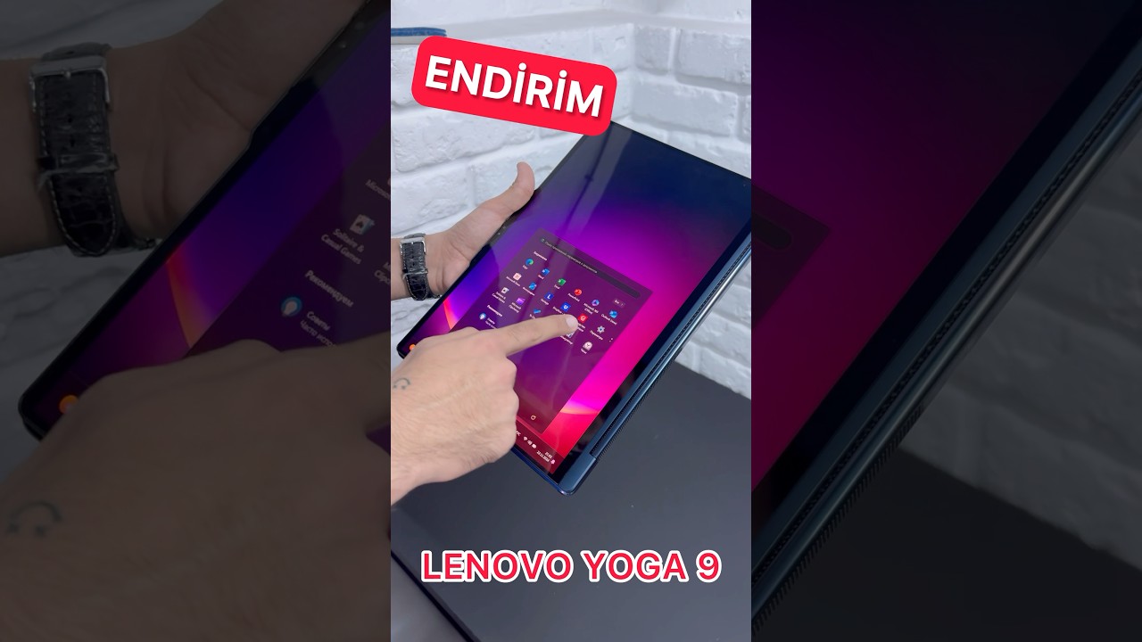 LENOVO YOGA 9 - Intel Ultra 7 155H prosessorlu premium biznes noutbuku 😍✨