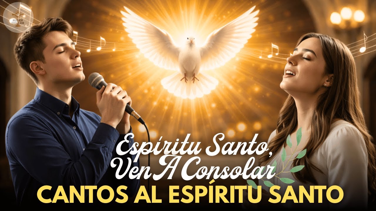 Espíritu Santo, Ven A Consolar 🕊️Los Más Cantos Hermosos Cantos Al Espíritu Santo | Música Católica