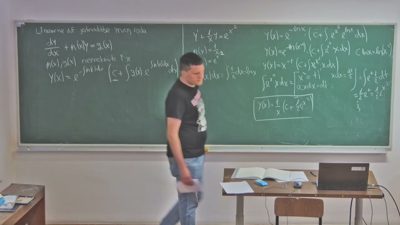 Matematička analiza - linearne diferencijalne jednadžbe prvog reda