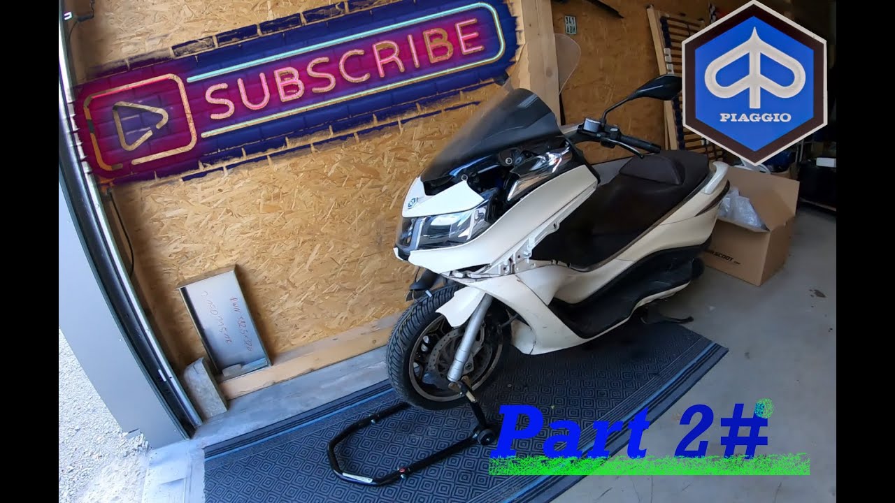 Piaggio X10  Part 2# |   Repairing front damage