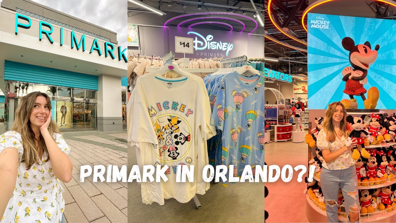 PRIMARK IS NOW IN ORLANDO?! Florida Mall Location + Huge Disney Primark Haul!