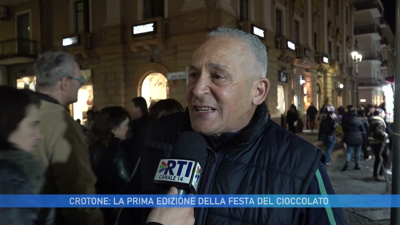 CROTONE: LA PRIMA EDIZIONE DELLA FESTA DEL CIOCCOLATO