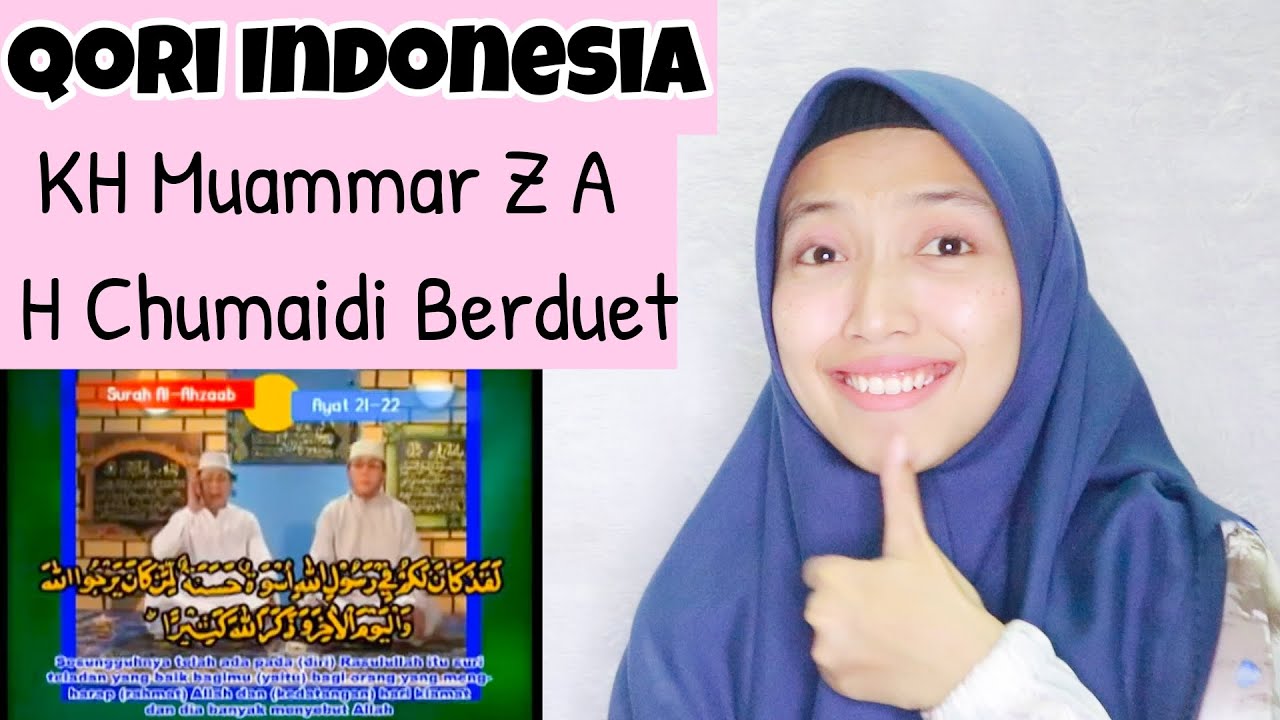 Qori' Indonesia H Muammar Z A Dan H Chumaidi Berduet | Reaction