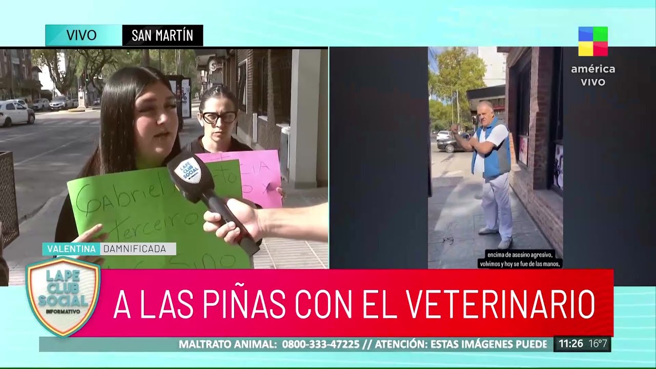 🔴 MALA PRAXIS EN UNA VETERINARIA DE SAN MARTÍN: LO ACUSAN DE MALTRATAR MASCOTAS