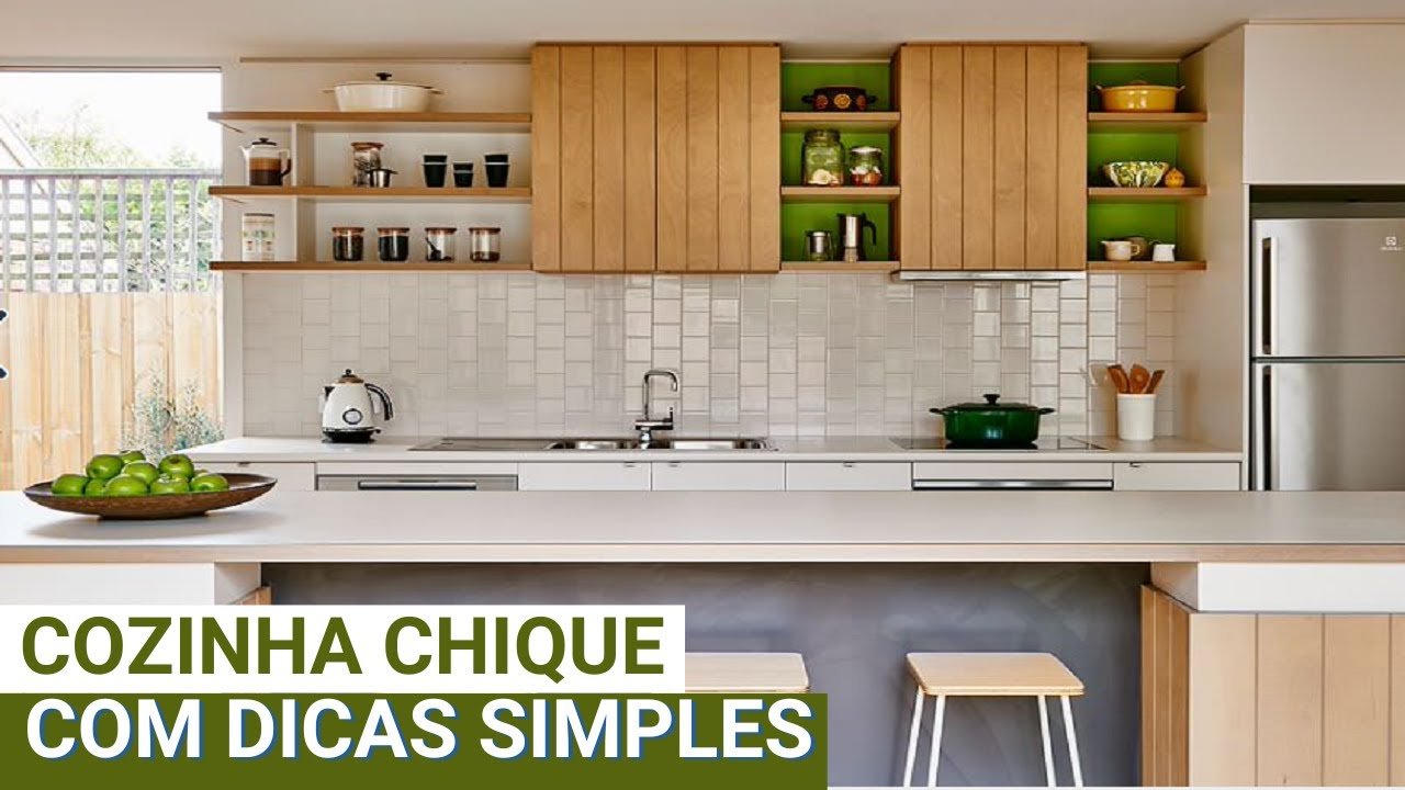 10 DICAS SIMPLES PARA TER UMA COZINHA PEQUENA CHIQUE -GASTANTO POUCO