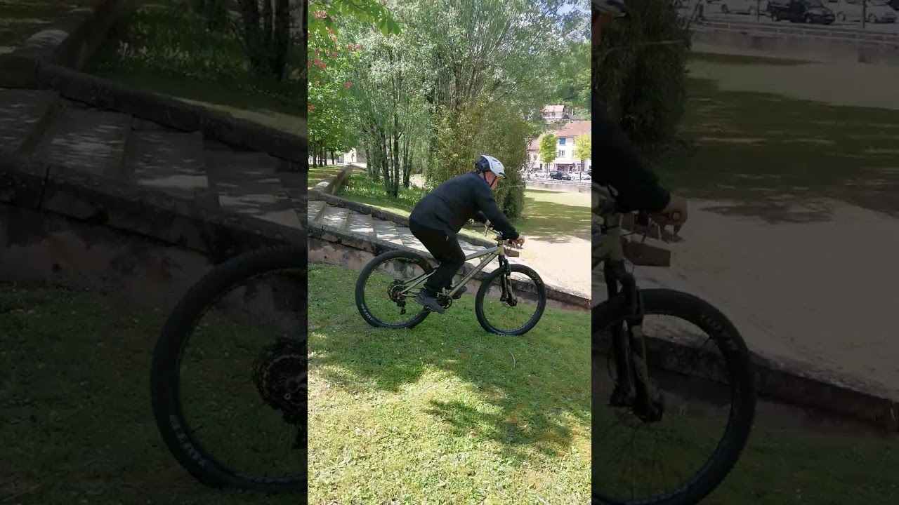 Franchissement en VTT 27,5
