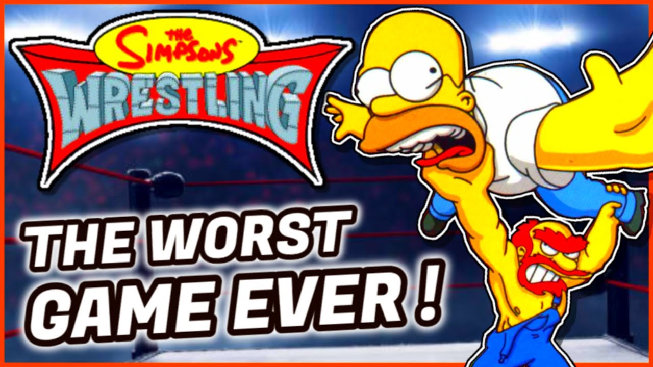 😡 The Simpsons Wrestling - The Worst Game Ever Made! 😡