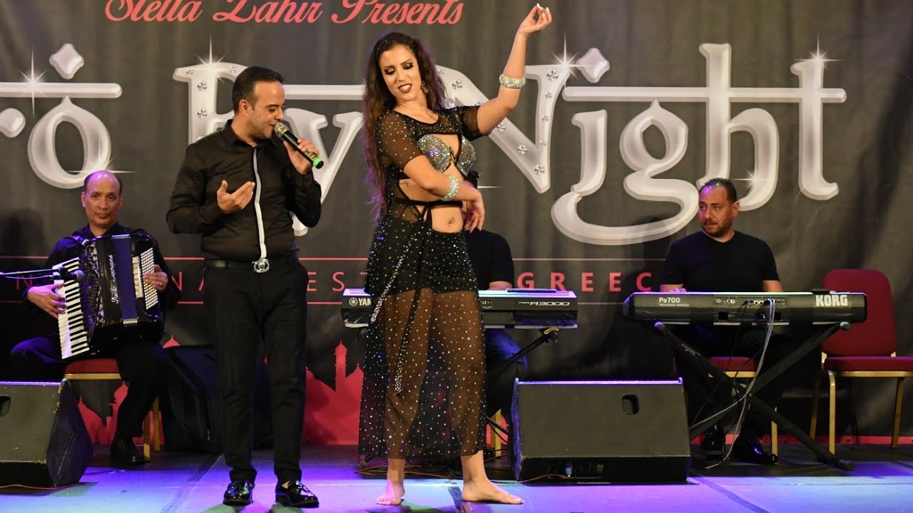 Sofia Lazandrea-Halawet Rooh- حلاوة روح- Improvisation LIVE with 'Reda Saad Band '- Cairo by night