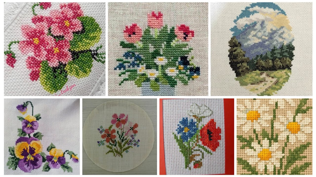 Nuevo e impresionante patrón de punto de cruz #new #embroidery 