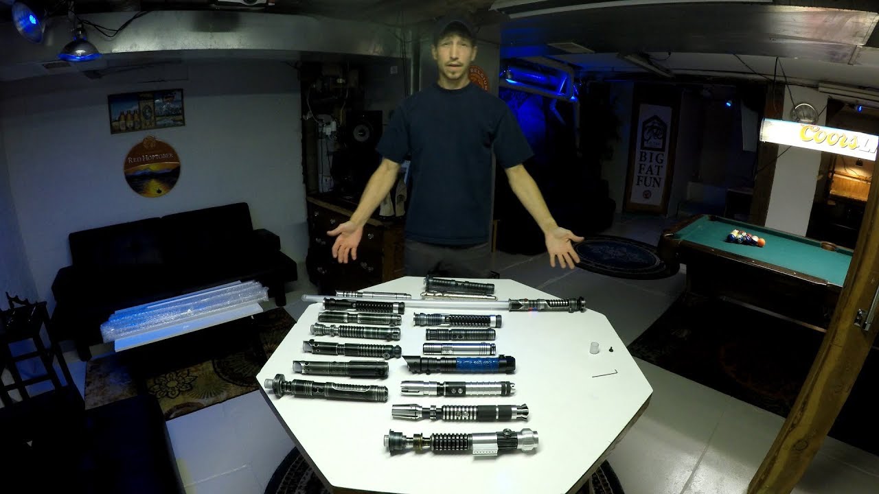 Massive Saberforge mystery box unboxing 17 Sabers! 1 of 2