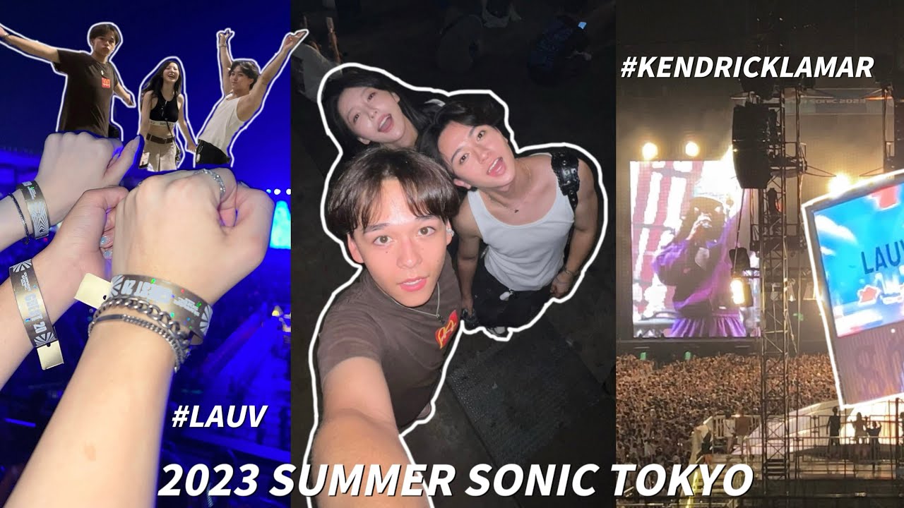 SUMMER SONIC TOKYO 2023 VLOG #lauv #kendricklamar