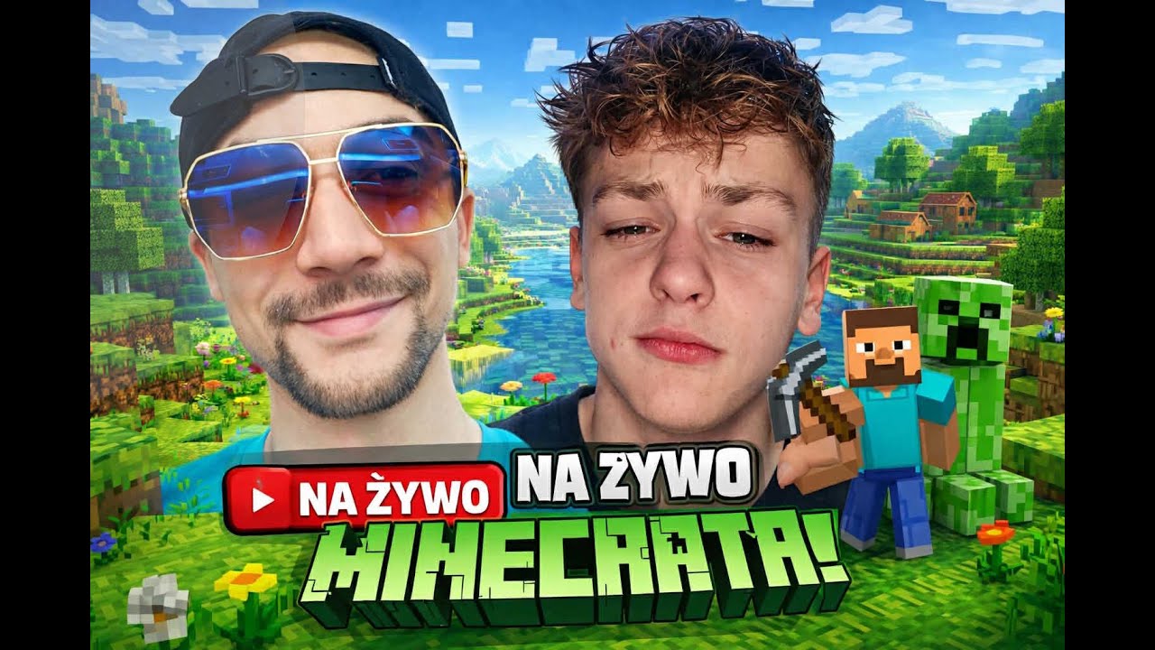 Kopiemy diaxy i kupujemy enchanty | FT. PiWus | MINEVRAFT #live (Portrait)