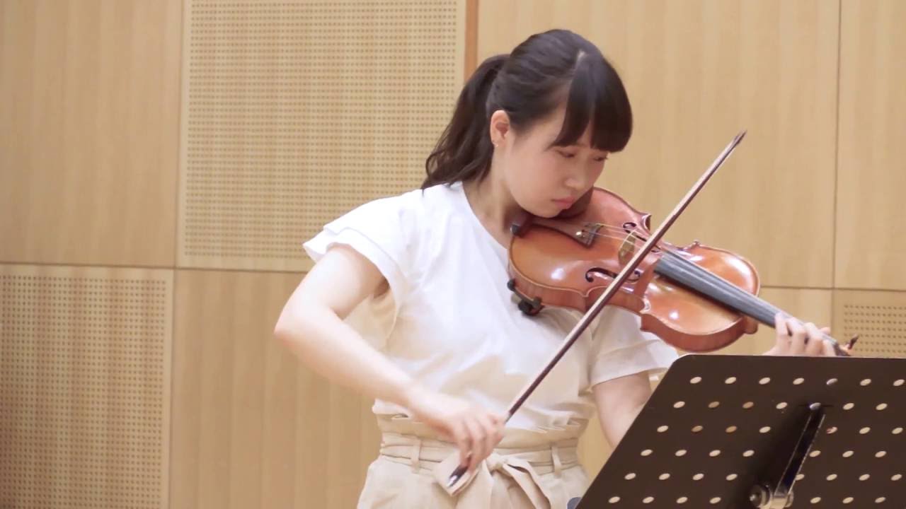 レッスン公開　ヴァイオリン：緒方　恵 教授｜上野学園大学　2016年6月19日オープンキャンパス