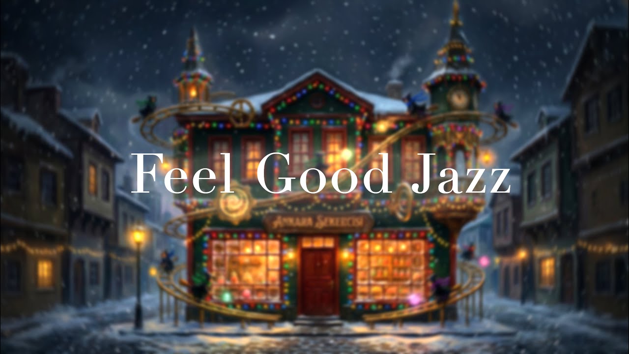 🎄 A Magical Christmas Evening — Cozy Candy Shop Ambience