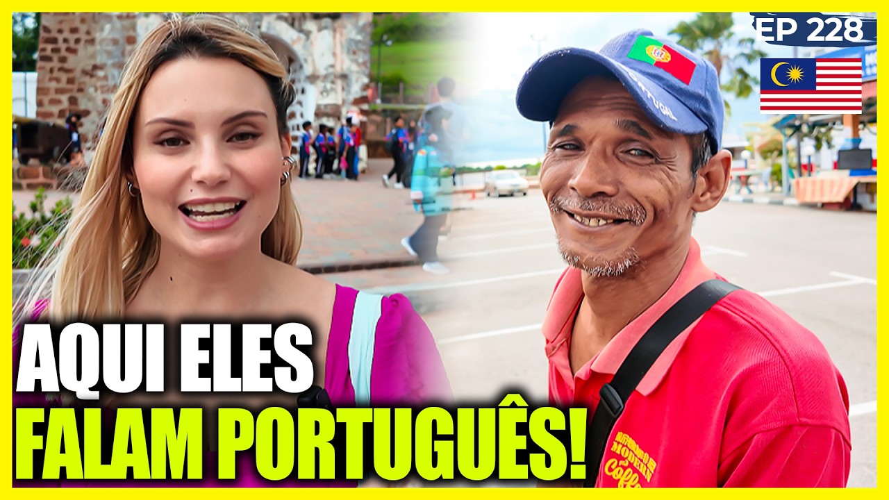 A Cidade Que FALA PORTUGUÊS na MALÁSIA! DESSA VEZ FICAMOS SURPRESOS!