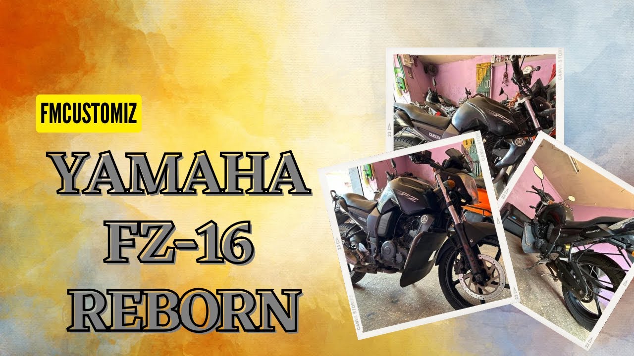YAMAHA fz16 (2012)… restore work done ✅