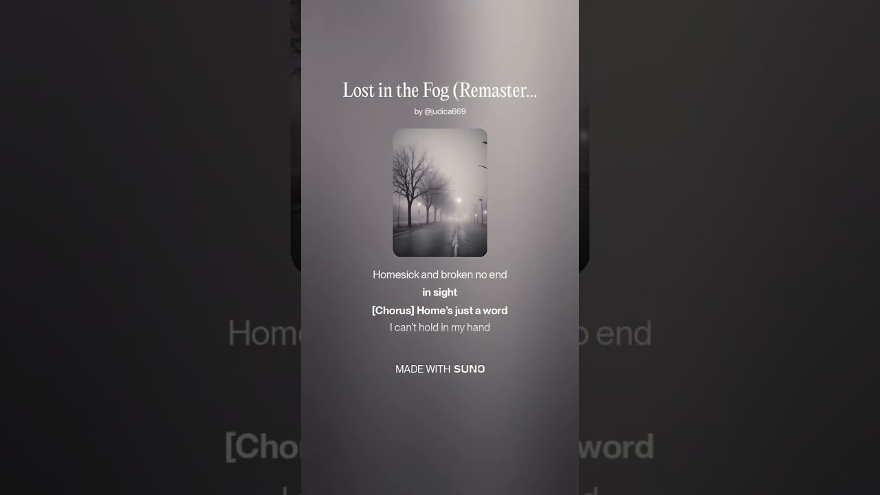 Lost in the Fog
