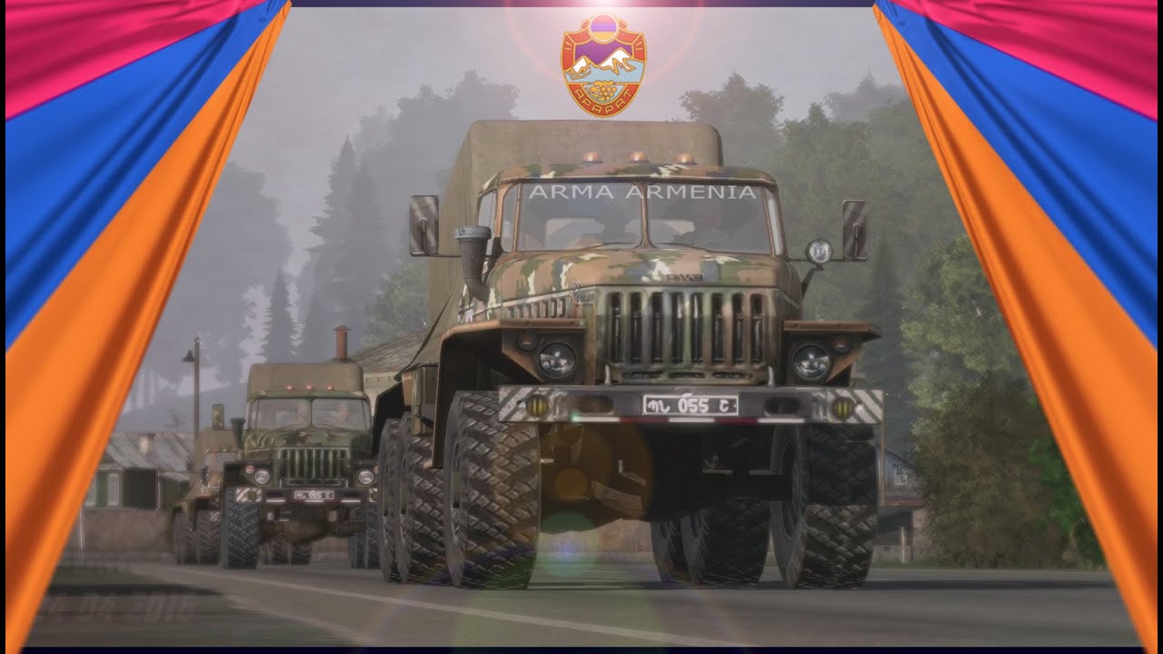 BM 21 and RM 70 MLRS of ArmA Armenia firing at enemies base.