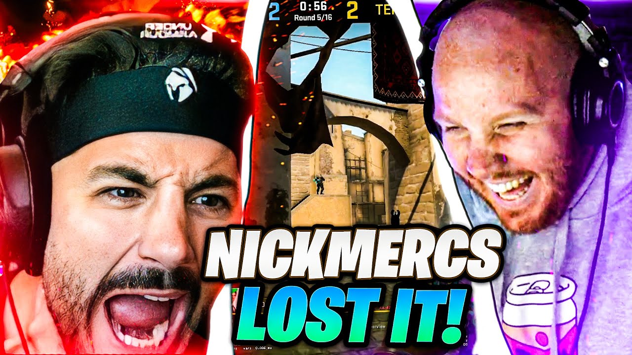 WATCHING NICKMERCS LOSING HIS MIND AT COUNTER STRIKE