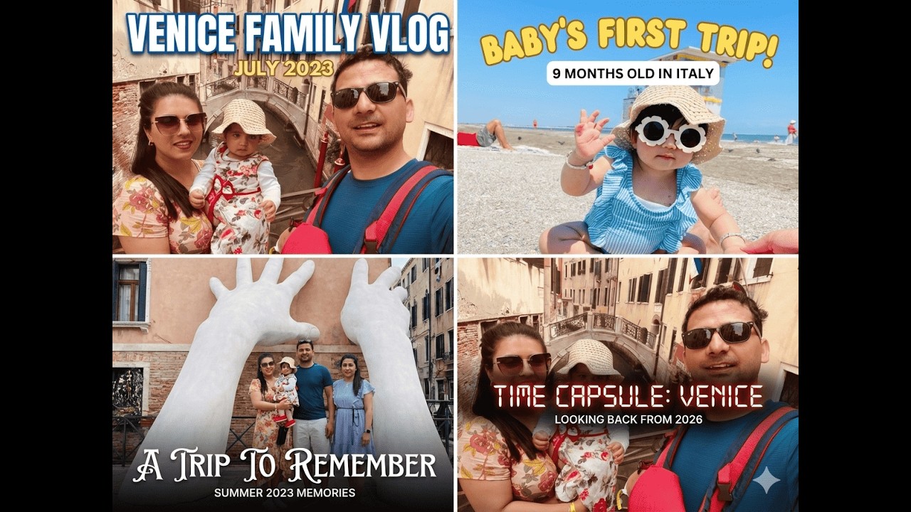 3 Days in Venice with a Baby | Frankfurt to Italy Family Vlog | A Time Capsule