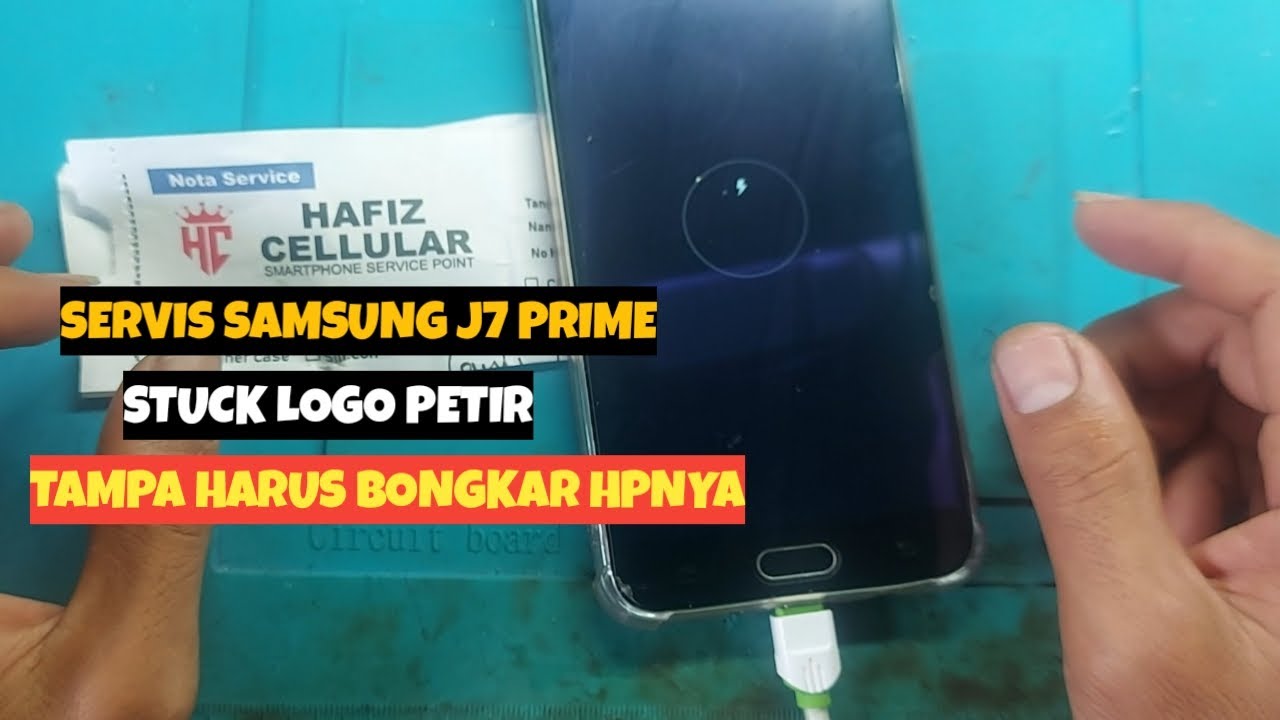 SERVIS SAMSUNG J7 PRIME HANYA LOGO PETIR SAJA    SERVIS SAMSUNG J7 PRIME TAMPA BONGKAR HPNYA