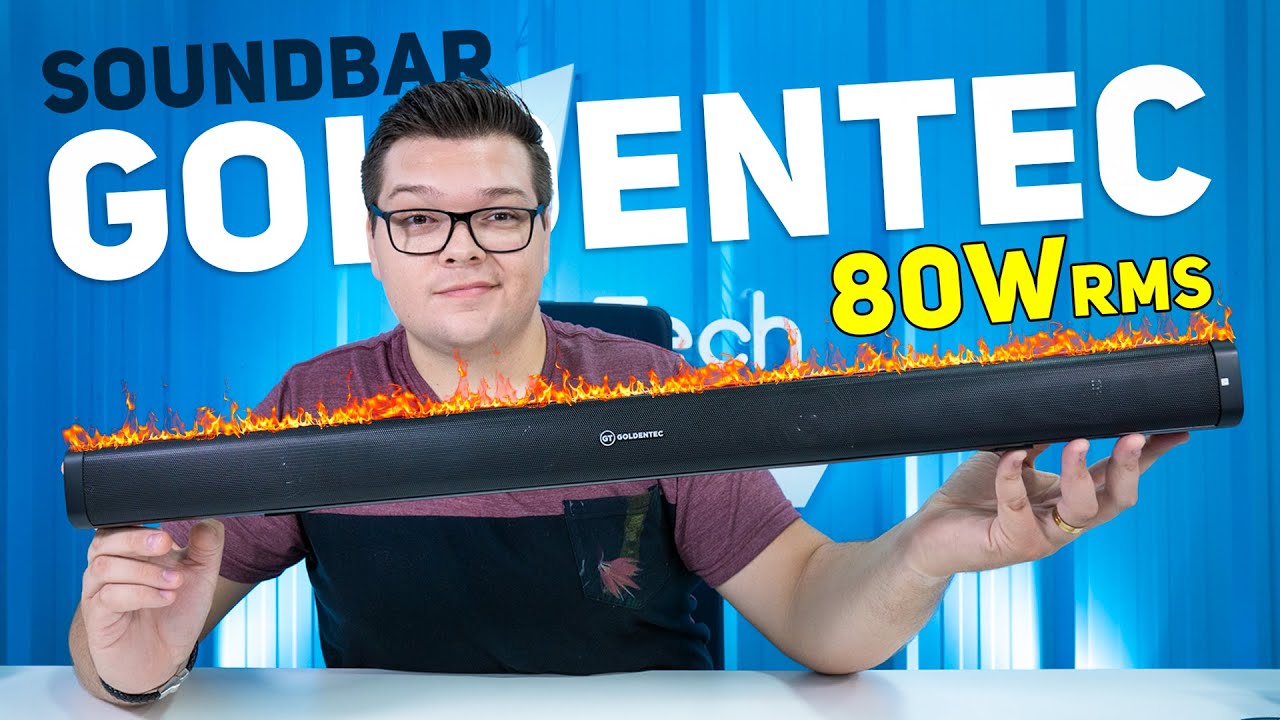 SOUNDBAR GOLDENTEC 2.0 80W |  VALE A PENA?? Unboxing e Análise