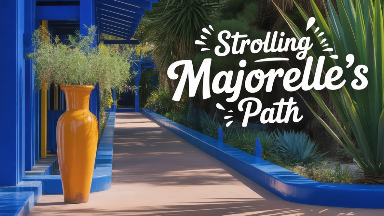 4K | Jardin Majorelle 2022 (Marjorelle Garden)    Yves St Laurent Home Marrakesh