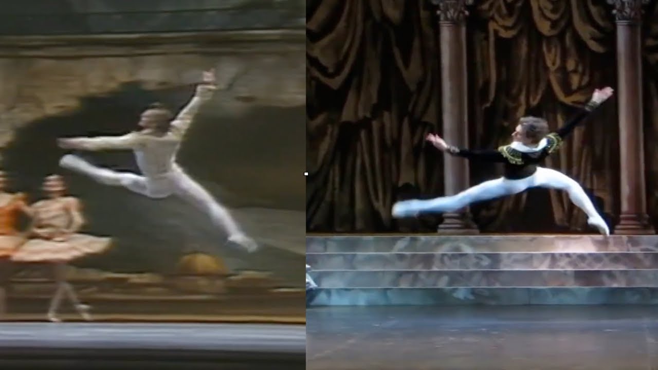 Ballet Dancers Baryshnikov and Polunin Back And Forth in Don Q