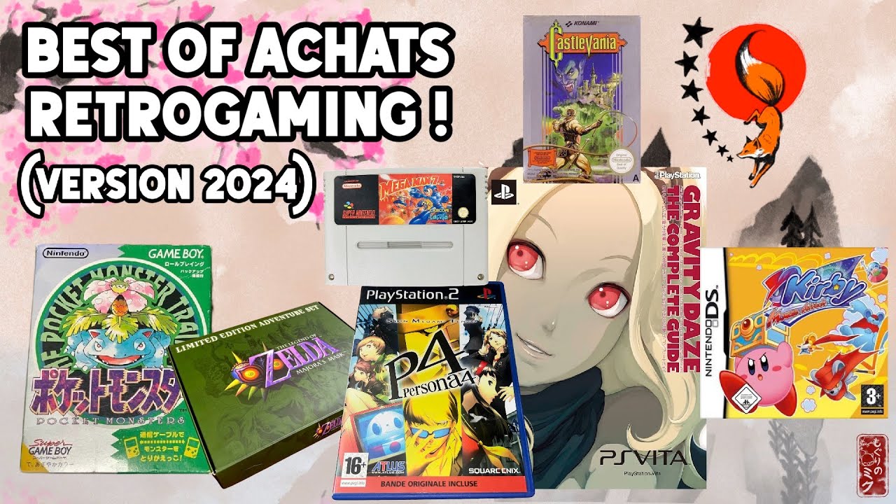 BEST OF COLLECTION 2024 : mes MEILLEURES ACQUISITIONS RETROGAMING ! (Nintendo et PlayStation)