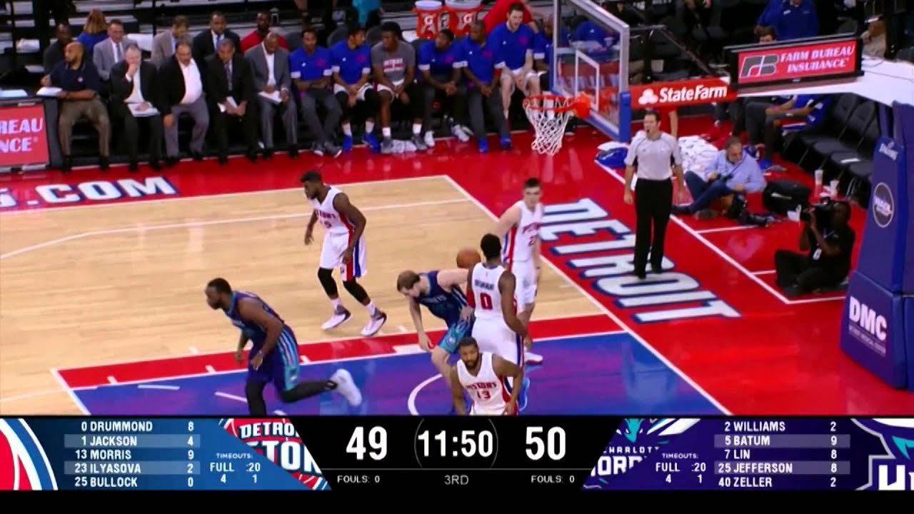 Jeremy Lin's Offense & Defense Highlights 2015-10-22 Hornets VS Pistons  1080P