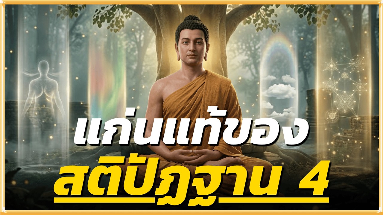 แก่นแท้ของสติปัฏฐาน ๔ ทางที่พระพุทธองค์ทรงการันตี | #ปัญญาธรรม 