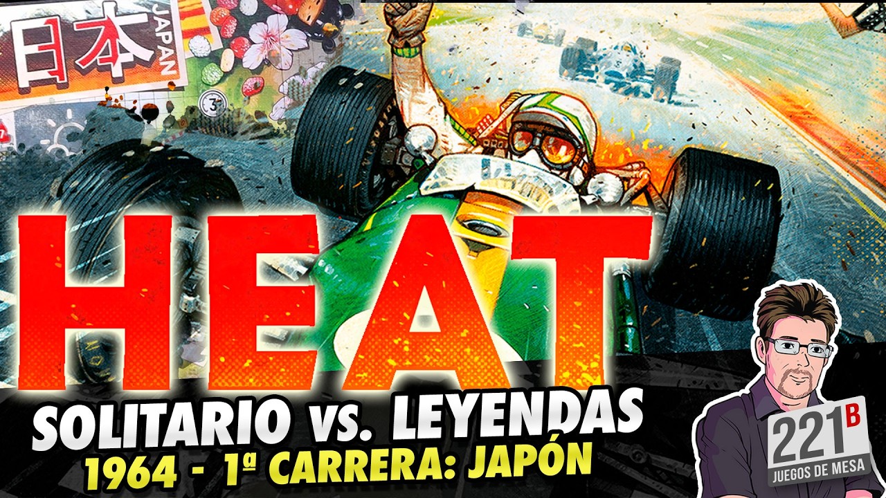 Heat: Pedal to the Metal – Partida en solitario 🏁 | 1ª Carrera en Japón · Campeonato 1964