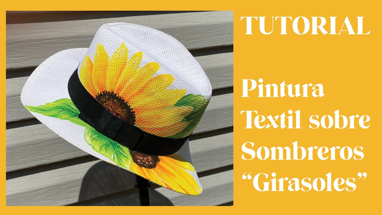 Tutorial Pintura Textil Sobre Sombreros