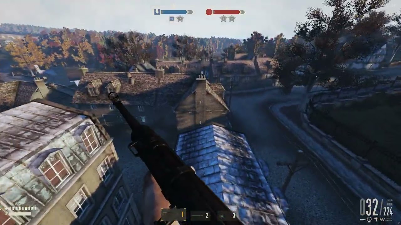 Heroes & Generals 20260130 sniper hotspot on top of building of town map