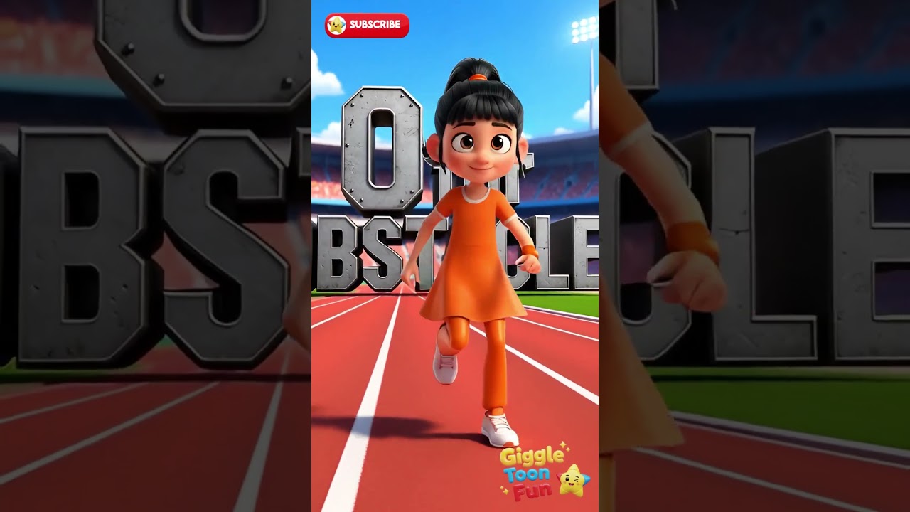 Learn O for Obstacle 🚧🏃‍♀️ Phonics for Kids | Giggle Toon Fun 