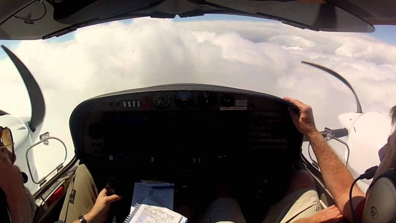 DA42-VI IFR EHAM Landing in IMC