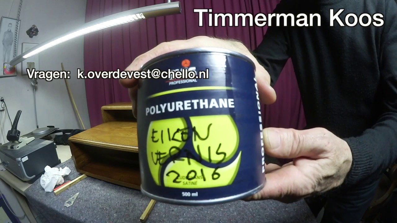 Timmertip 665 Eiken stofvrij vernissen met een donkere kleur