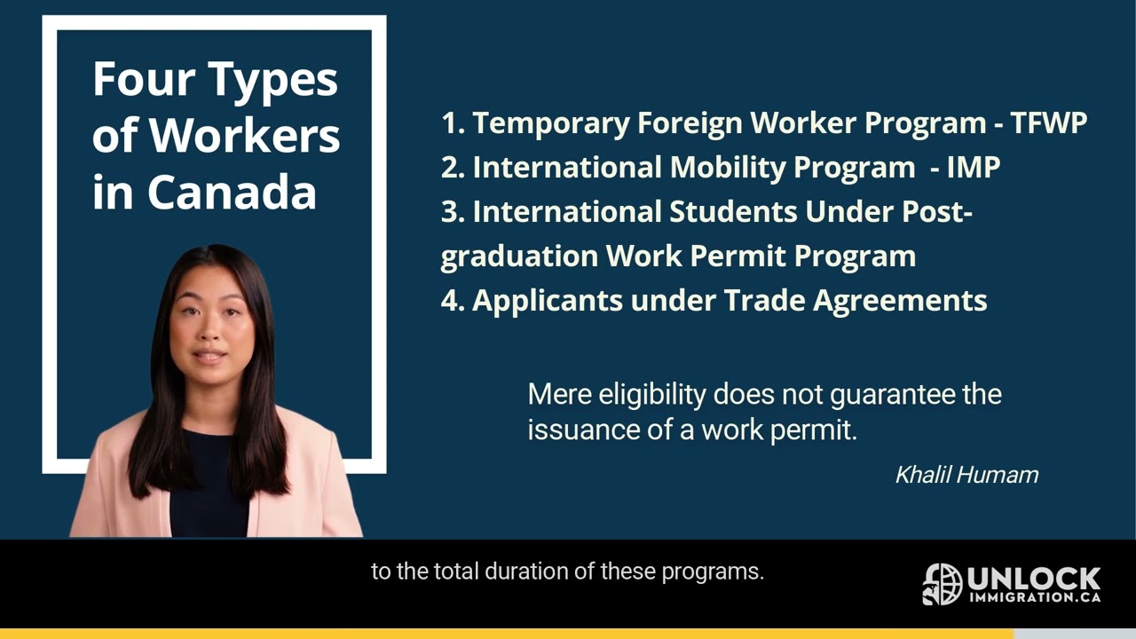 Four Types of Workers in Canada