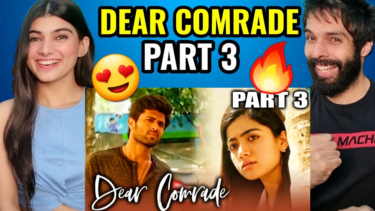 Dear Comrade Reaction PART 3 OF 15 | Vijay Devarakonda, Rashmika Mandanna Reaction !! HINDI dubbed
