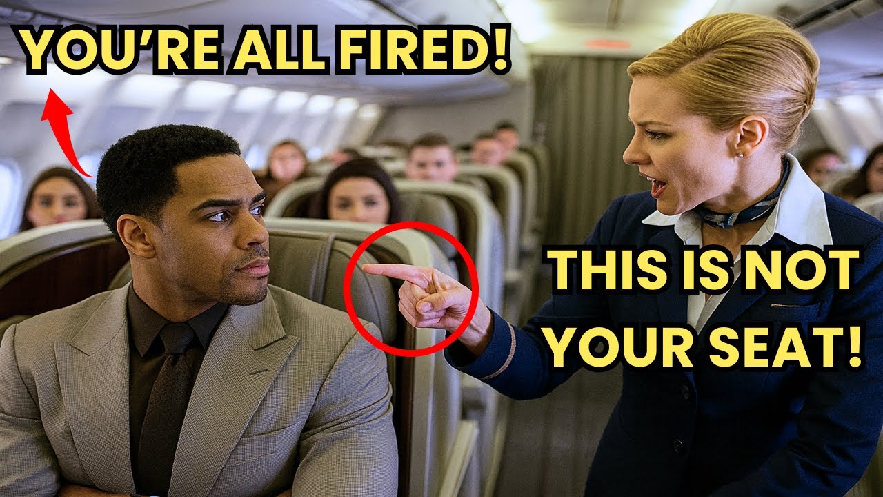 Black CEO Kicked Out of VIP Seat for White Passenger — Froze When He Fired Them All Instantly