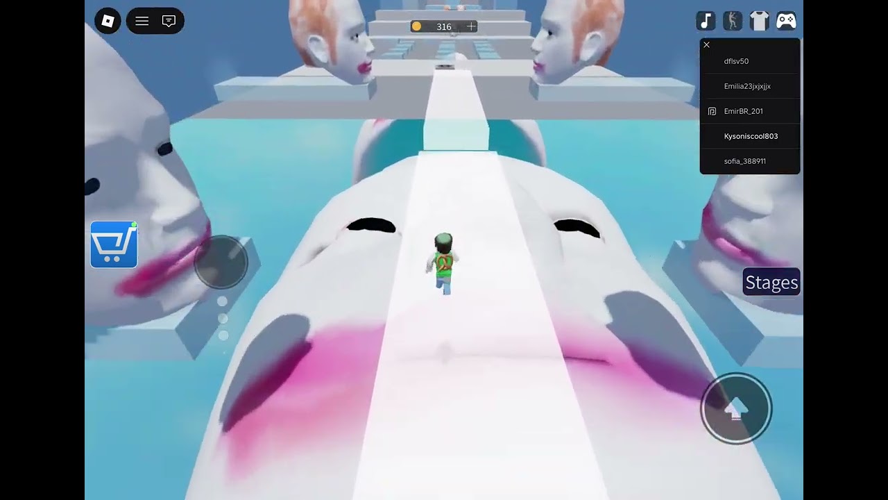 Escape running head game