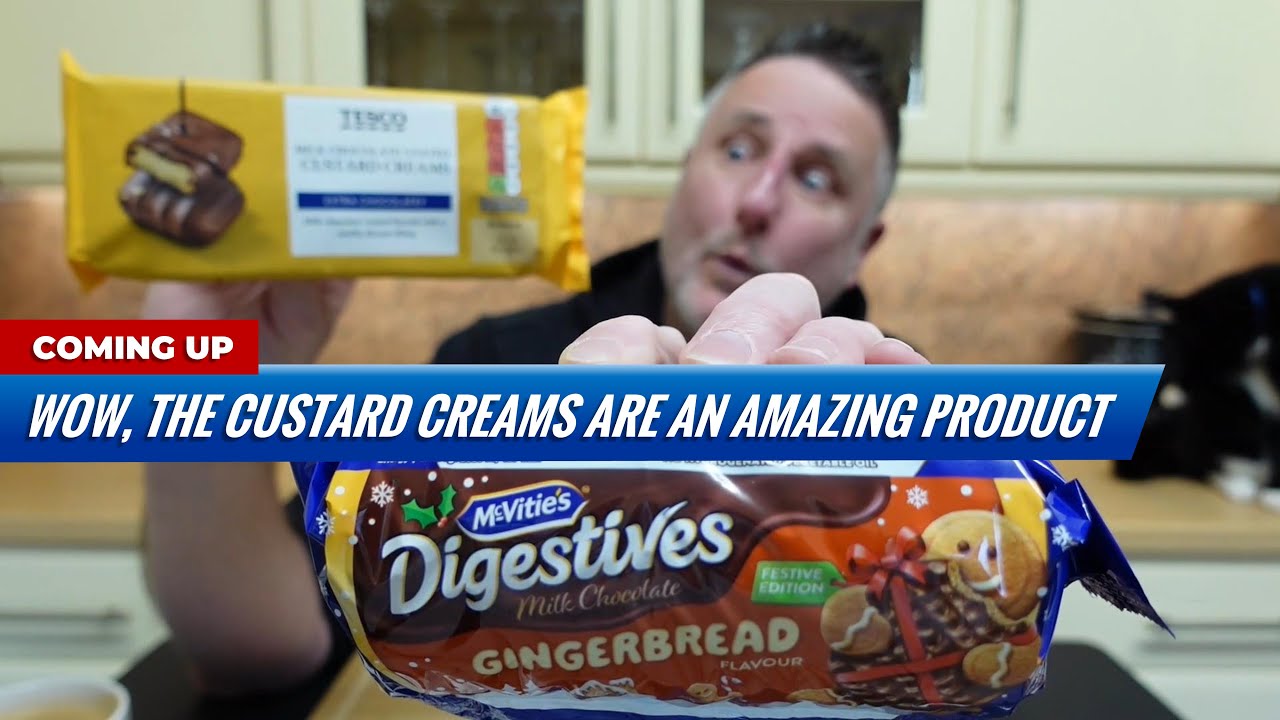 Обзор праздничного издания печенья Digestive со вкусом шоколадного имбиря от McVitie's + шоколадн...