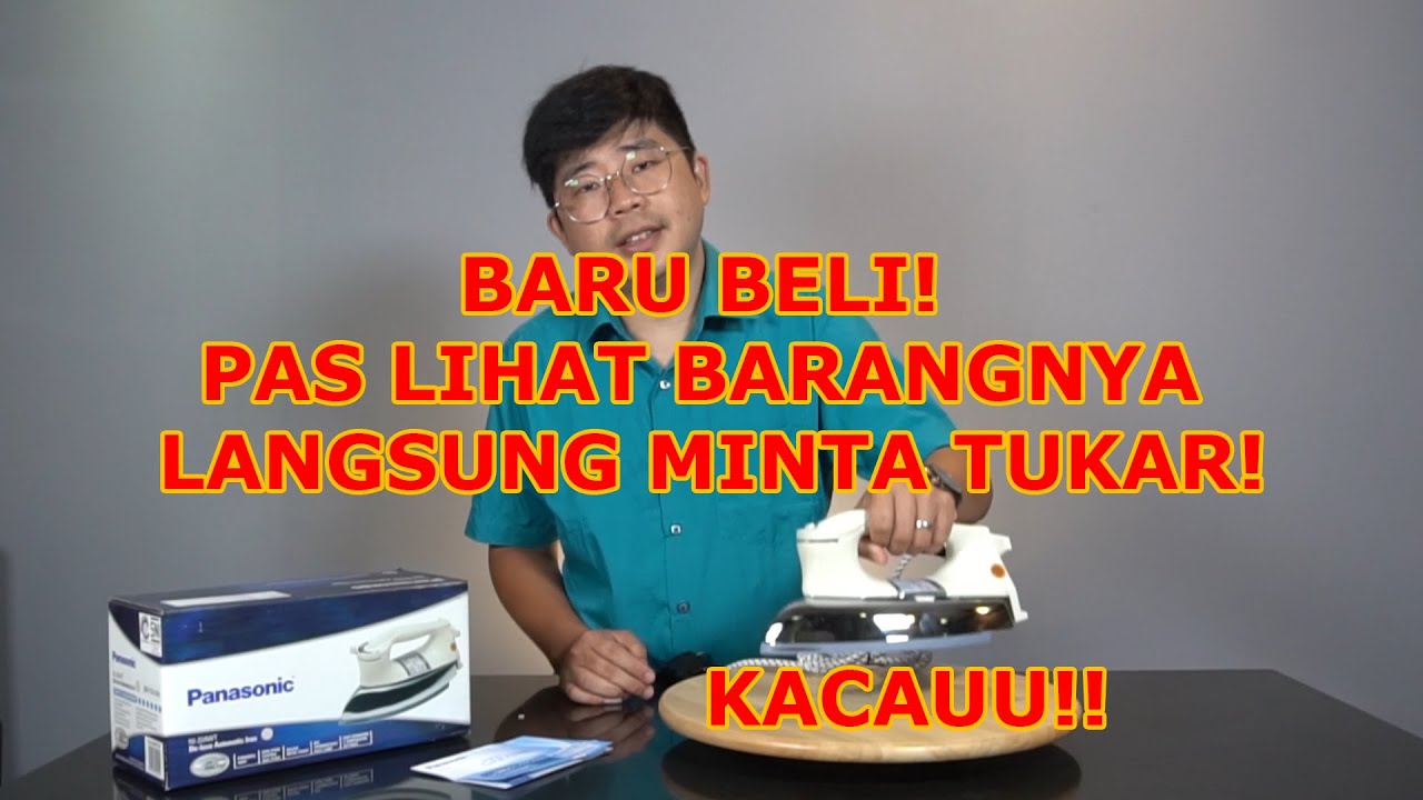 Panasonic - Setrika Listrik NI22AWT ( SETRIKA TERBERAT? )