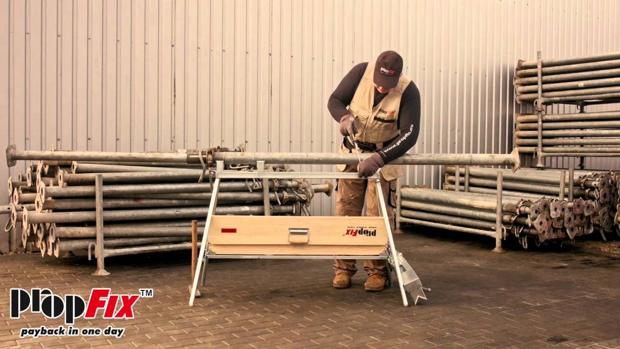 PropFIX tool fixing formwork prop live (various damages)